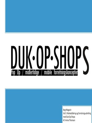 cover image of Duk Op Shops vol 3.1